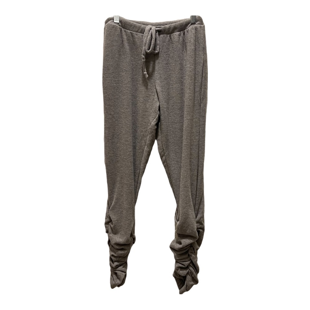 New Chaser Bliss Knit Shirred Jogger in Gray Size Medium